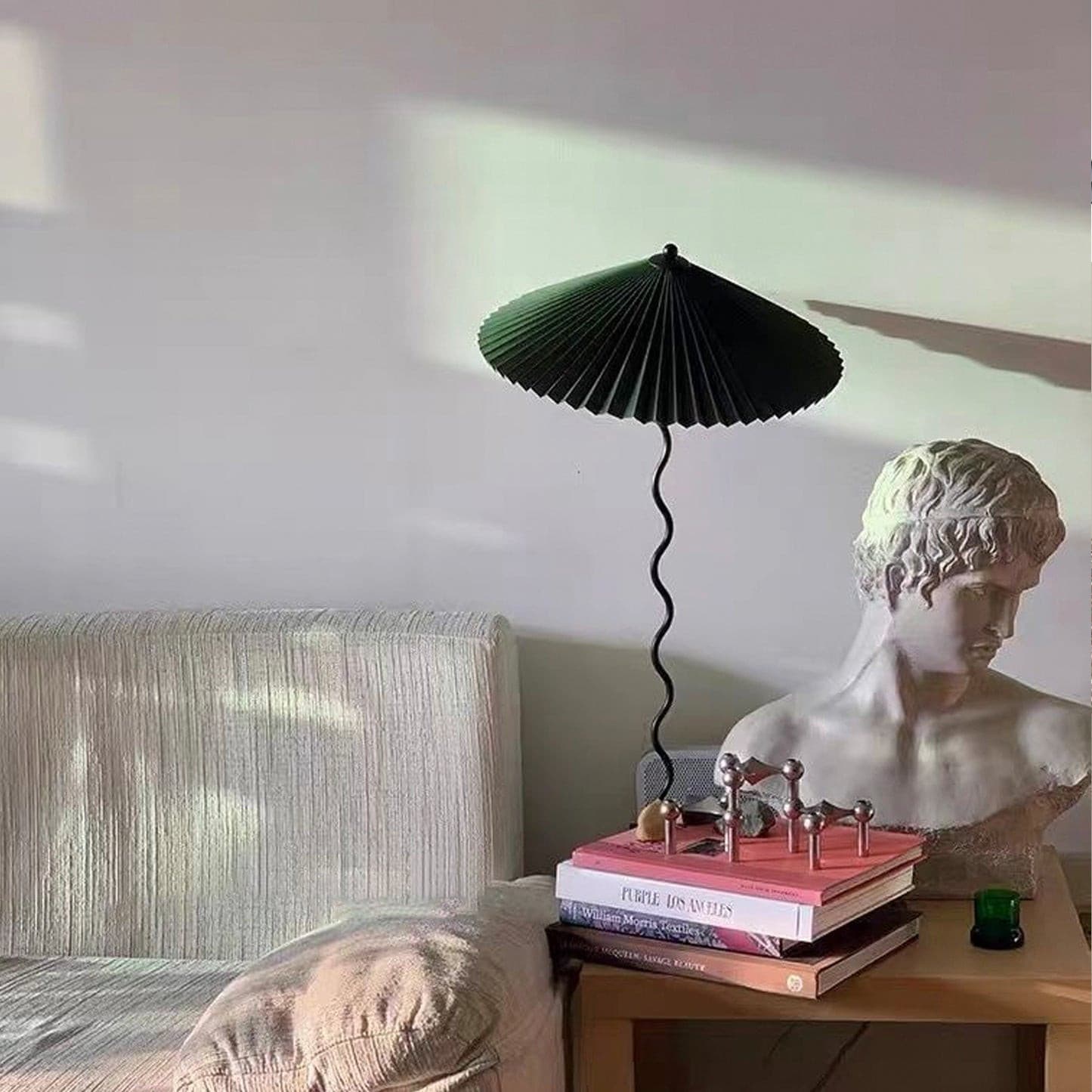 Wiggly Pleated Table Lamp