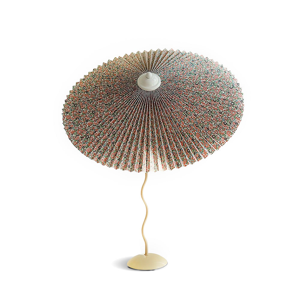 Wiggly Pleated Table Lamp