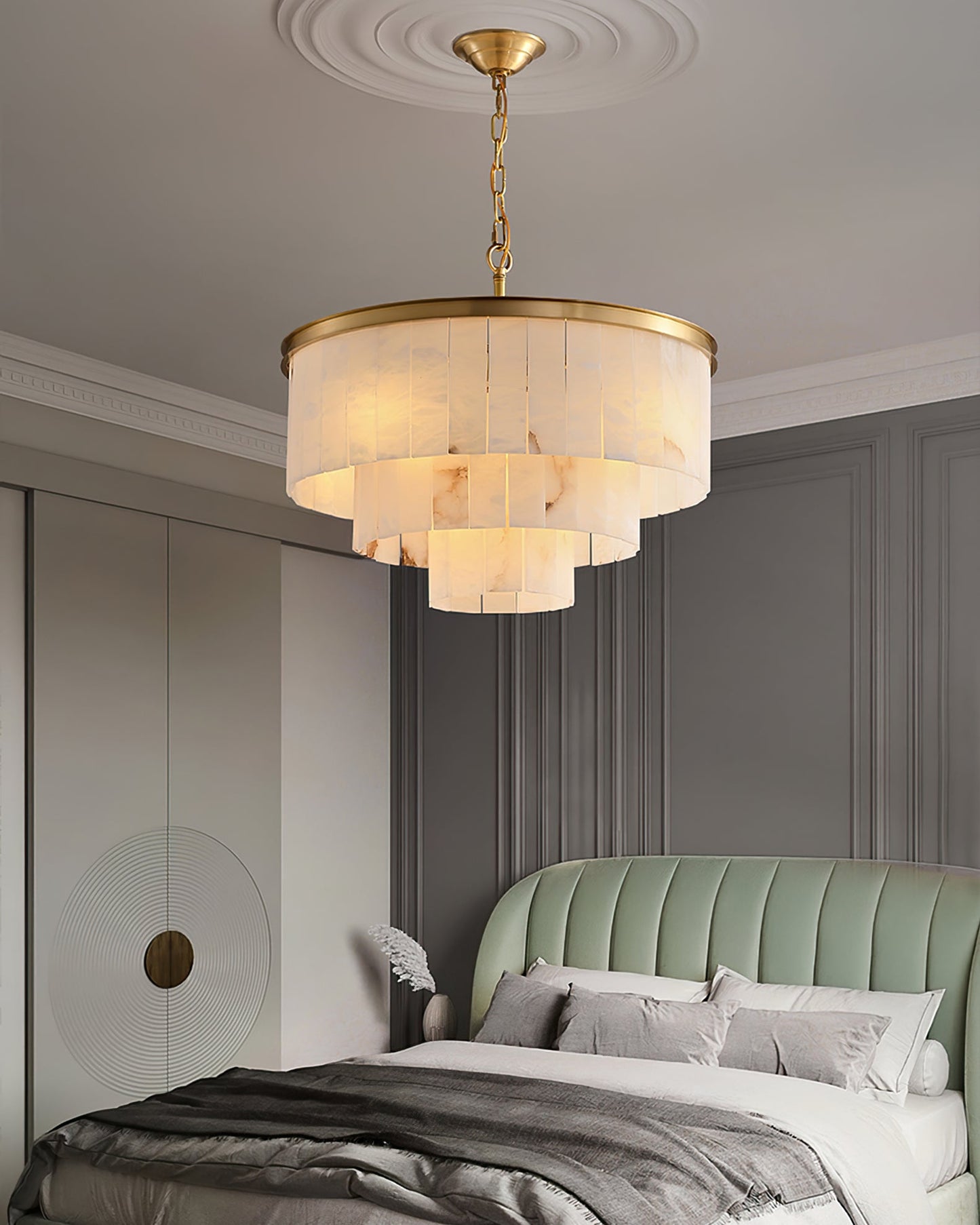 Windham Alabaster Chandelier