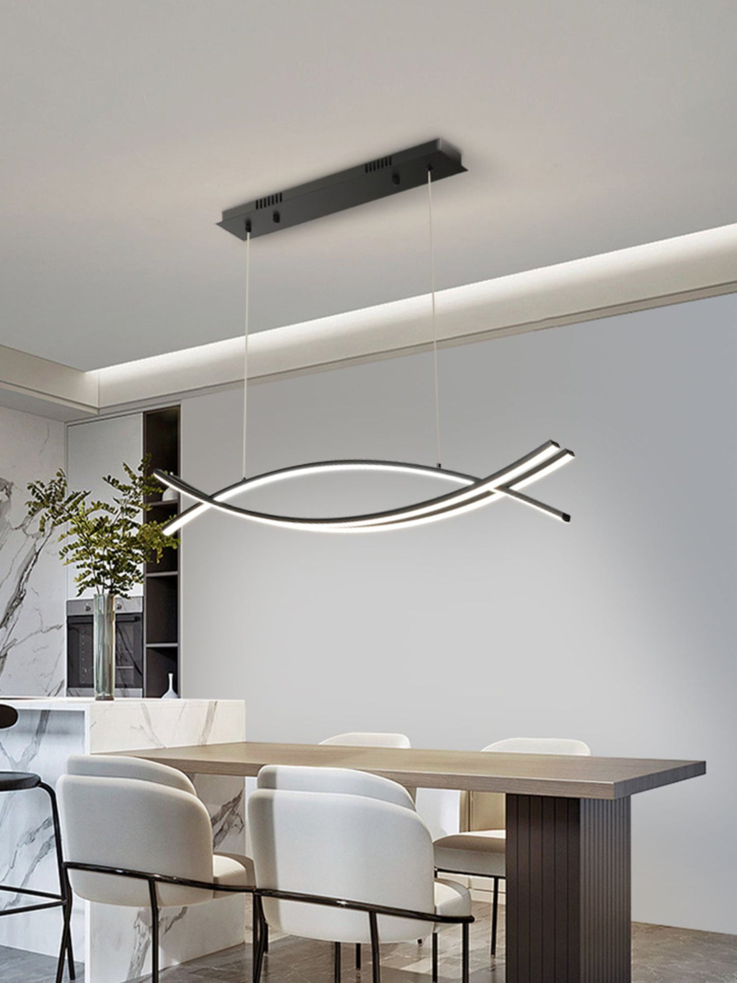 Wishbone Elegant LED Chandelier