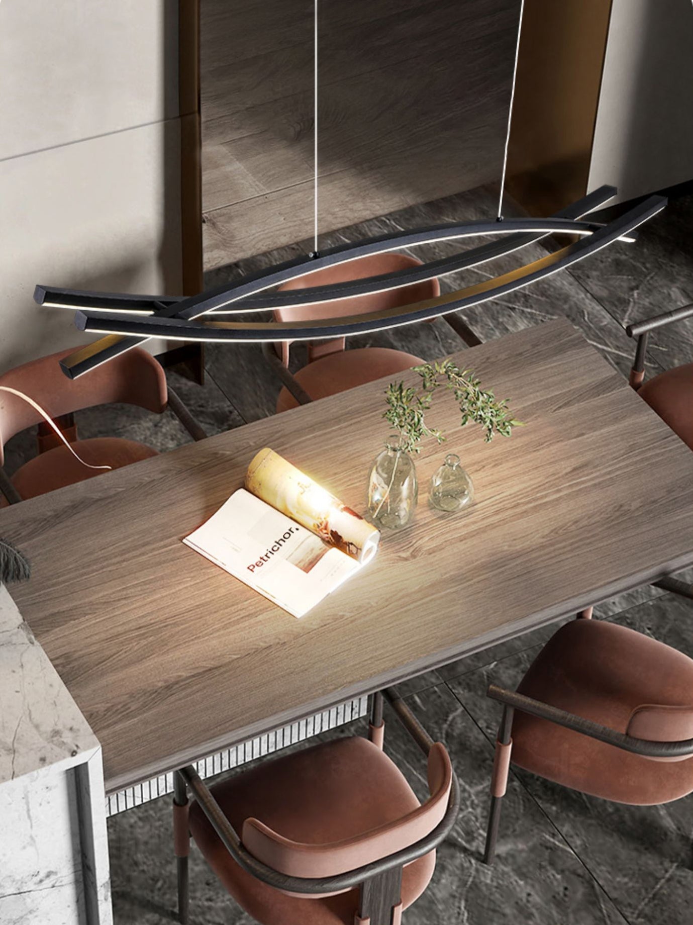 Wishbone Elegant LED Chandelier