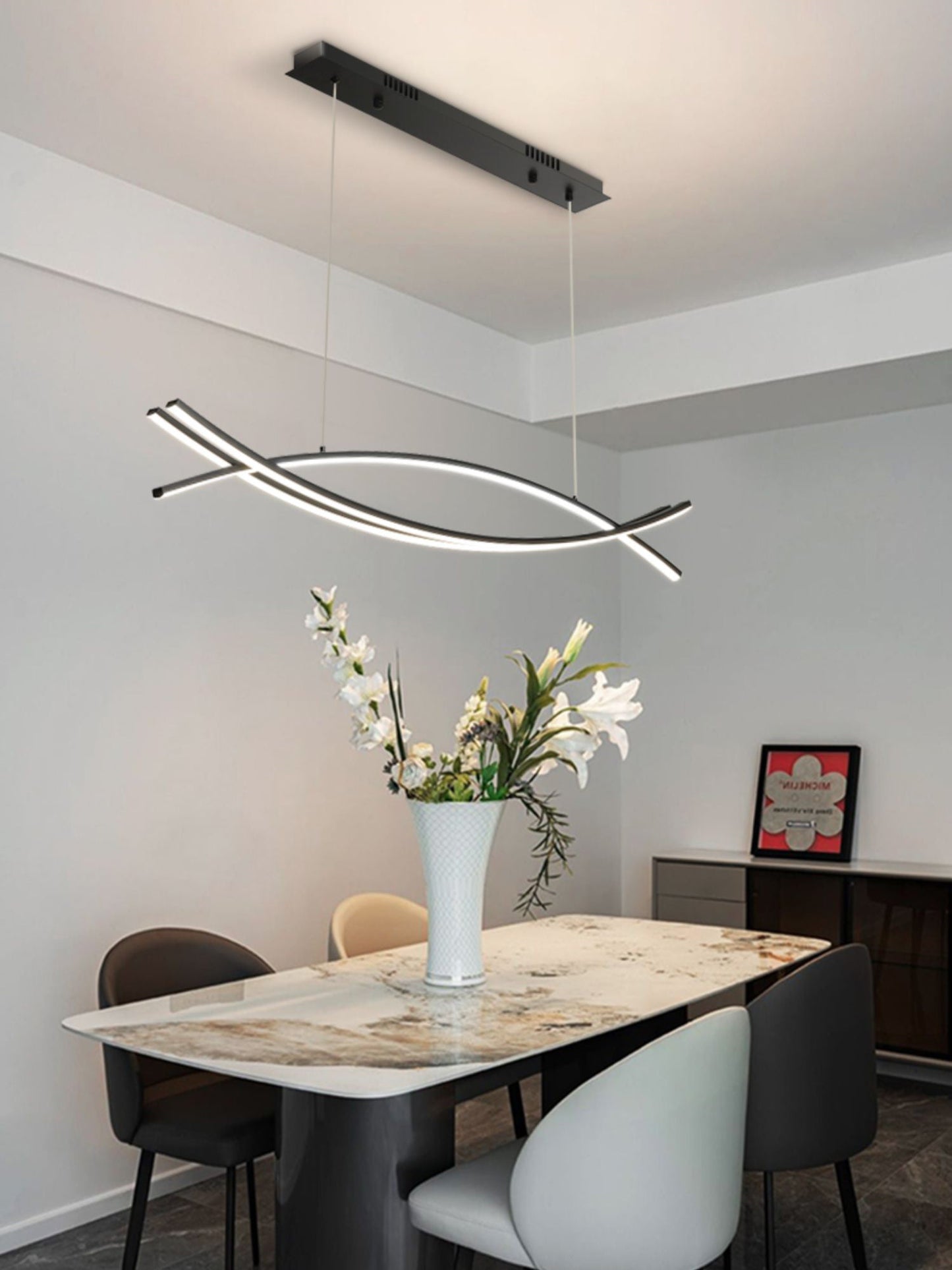 Wishbone Elegant LED Chandelier