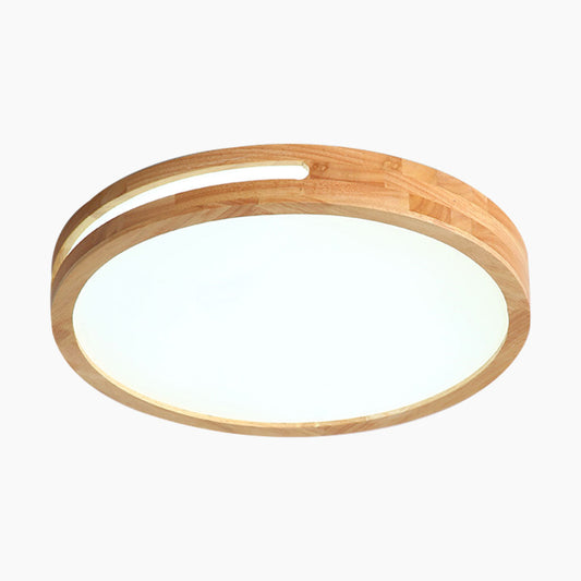 Ceiling Light Flush Mount Modern Round / Square, Wood