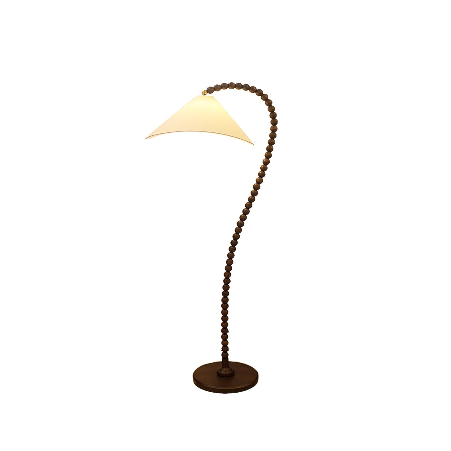 Wooden Bead Floor Lamp Decor