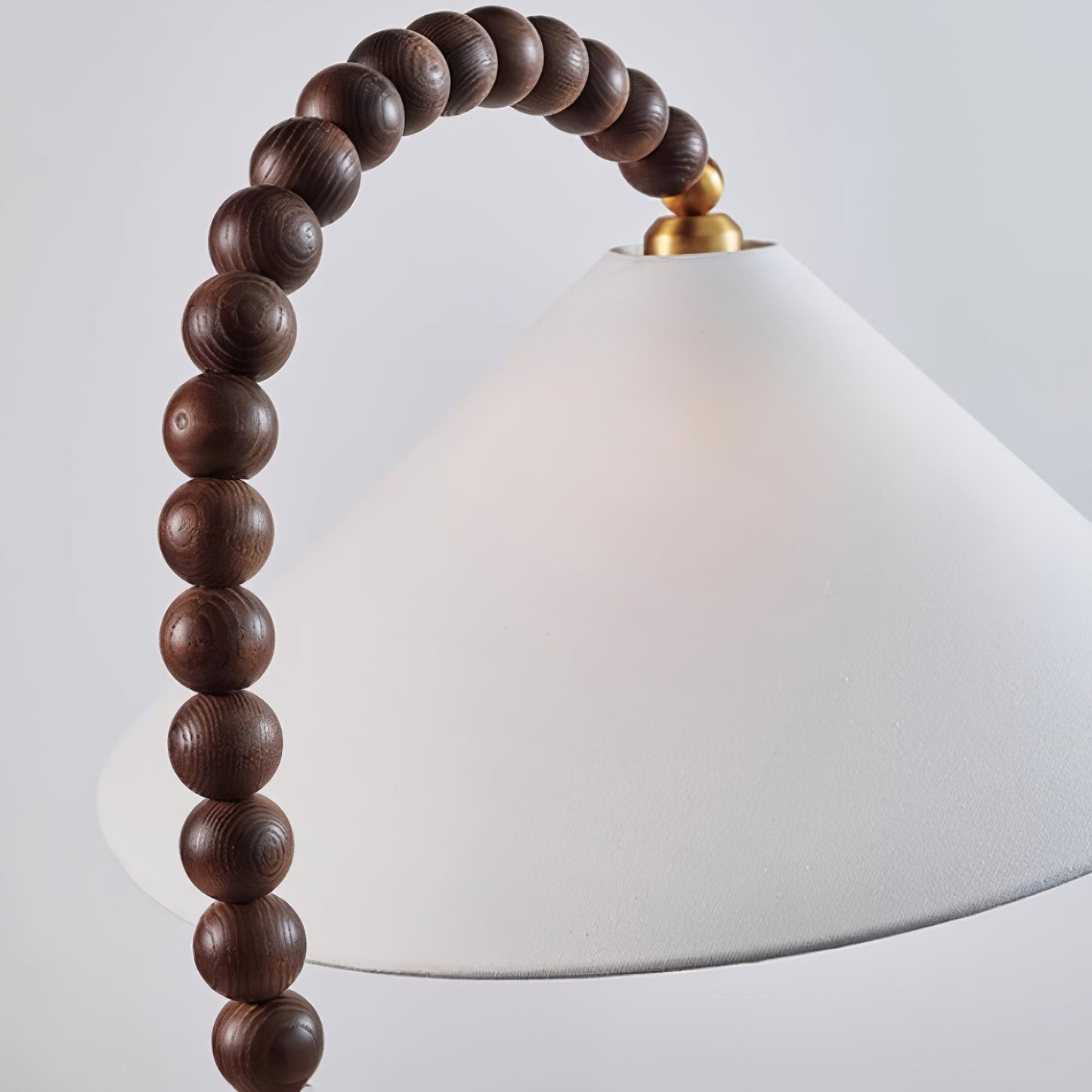 Wooden Bead Floor Lamp Decor