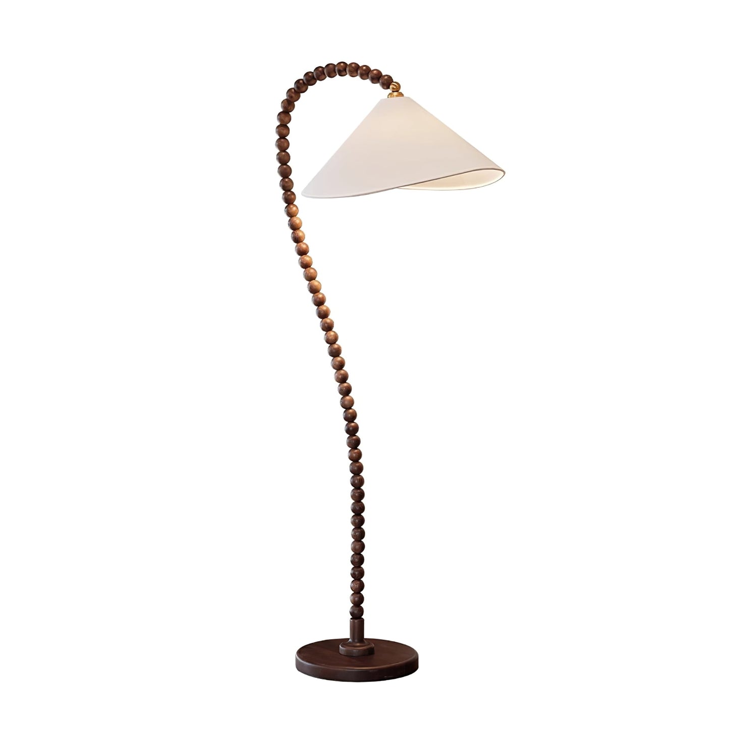 Wooden Bead Floor Lamp Decor