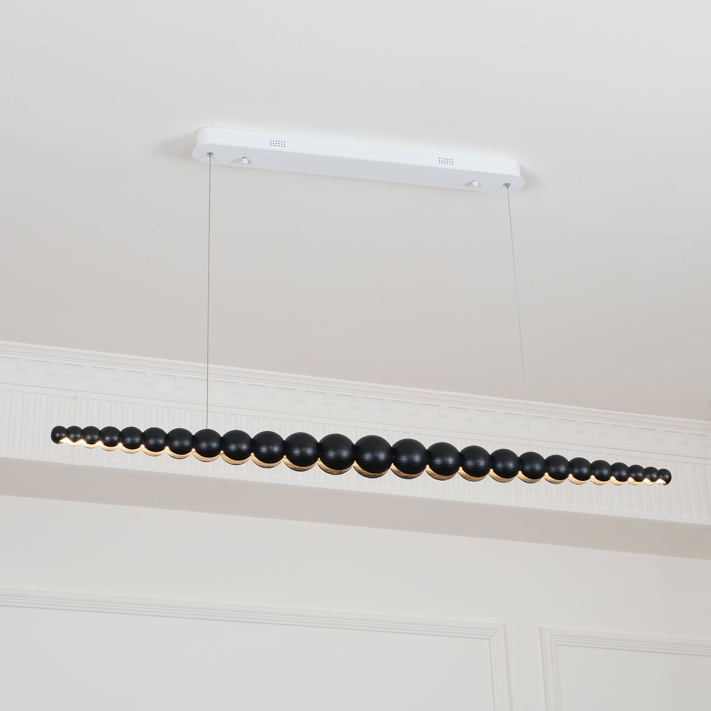 Woodline Orb Pendant Light Fixture