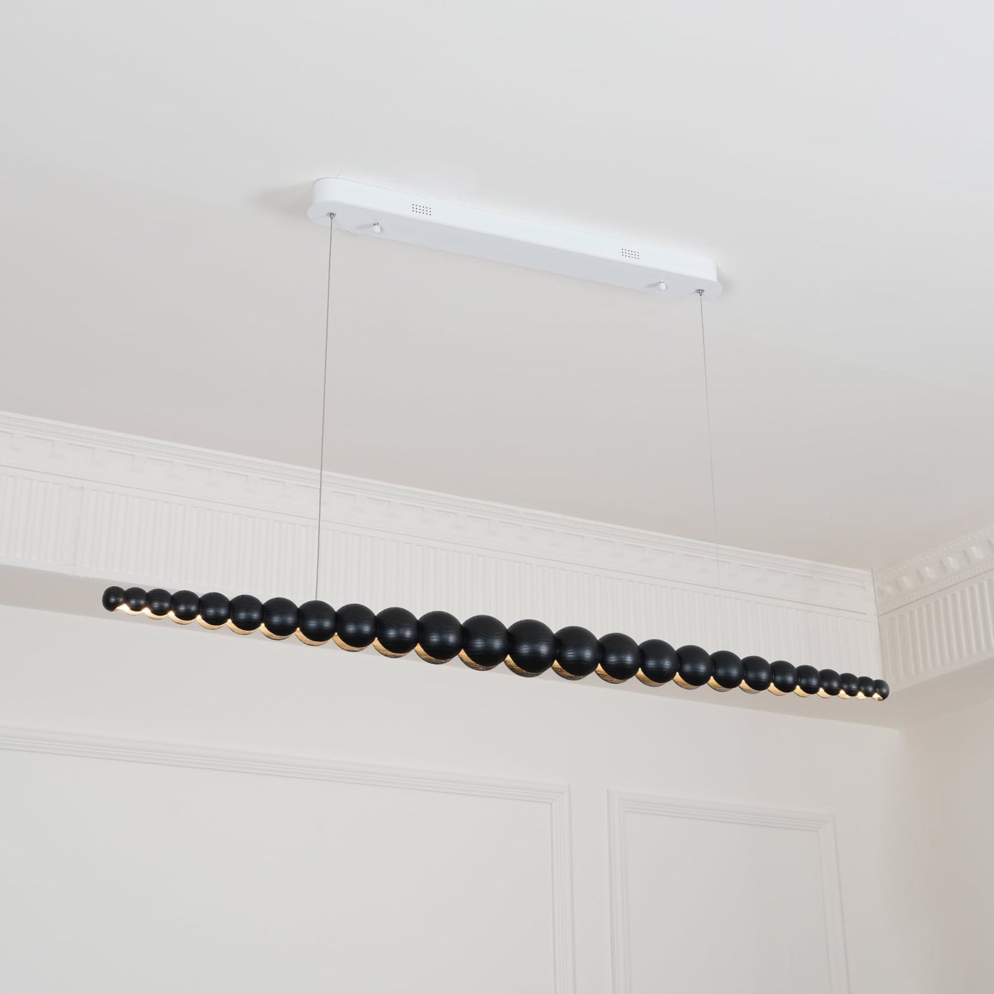 Woodline Orb Pendant Light Fixture