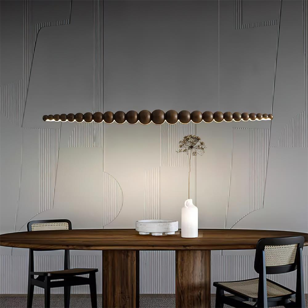 Woodline Orb Pendant Light Fixture