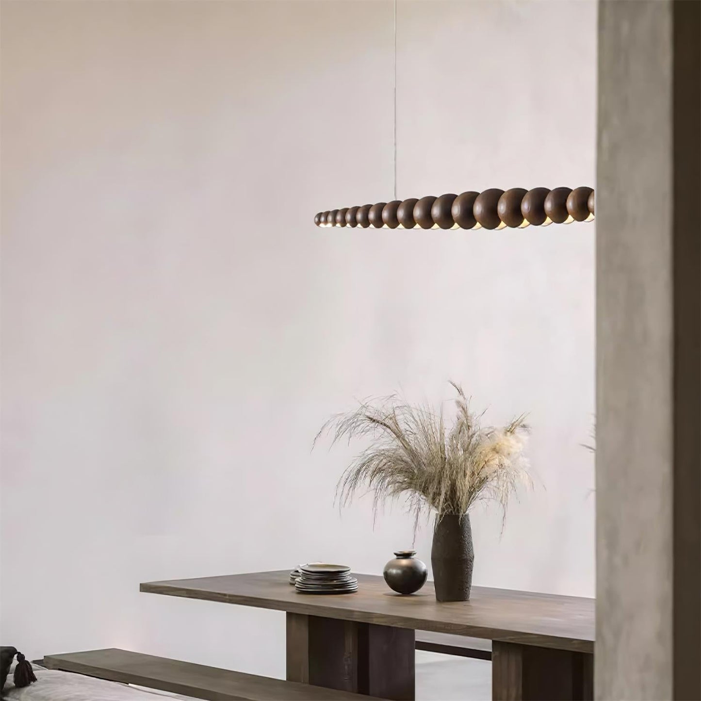 Woodline Orb Pendant Light Fixture