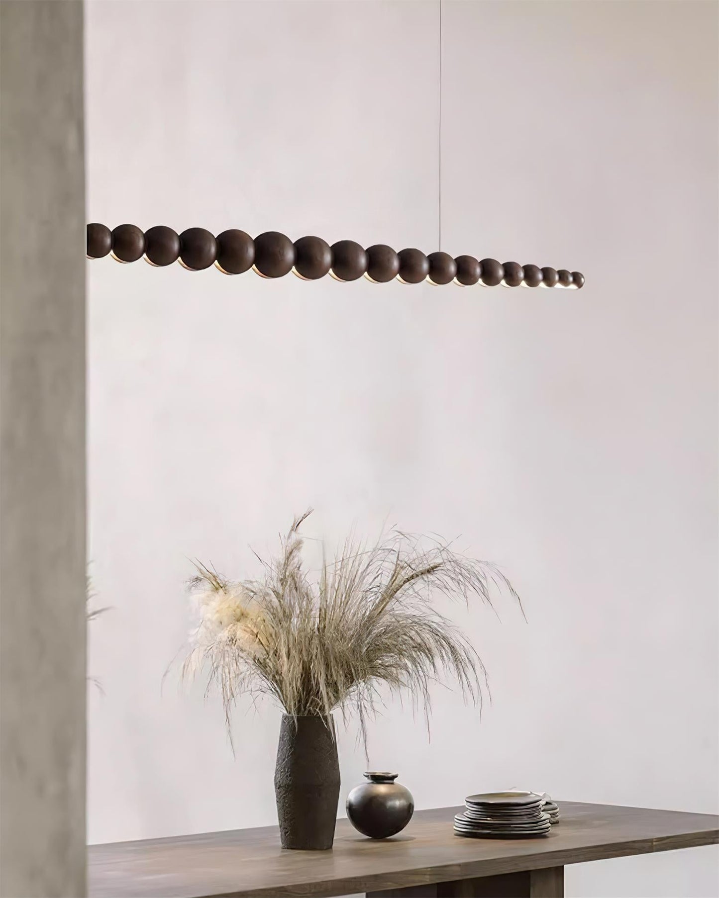 Woodline Orb Pendant Light Fixture