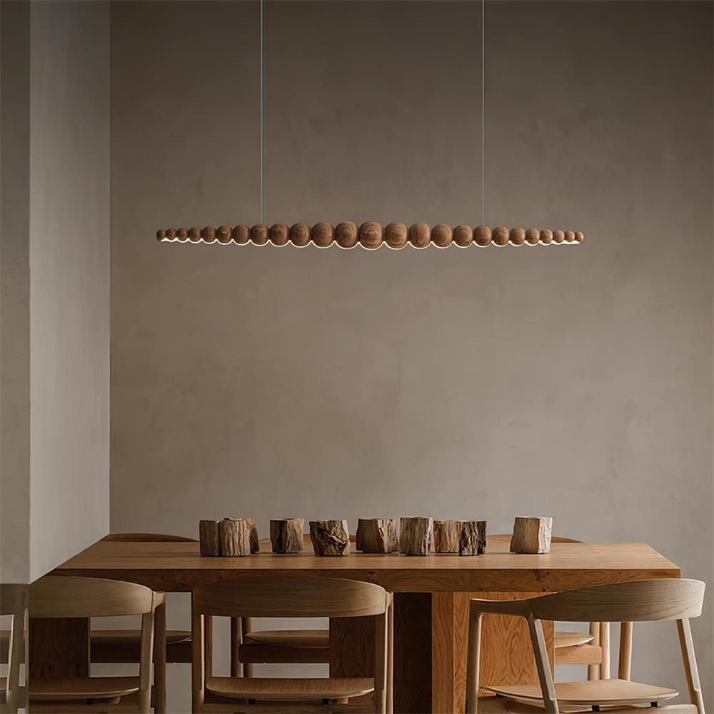 Woodline Orb Pendant Light Fixture
