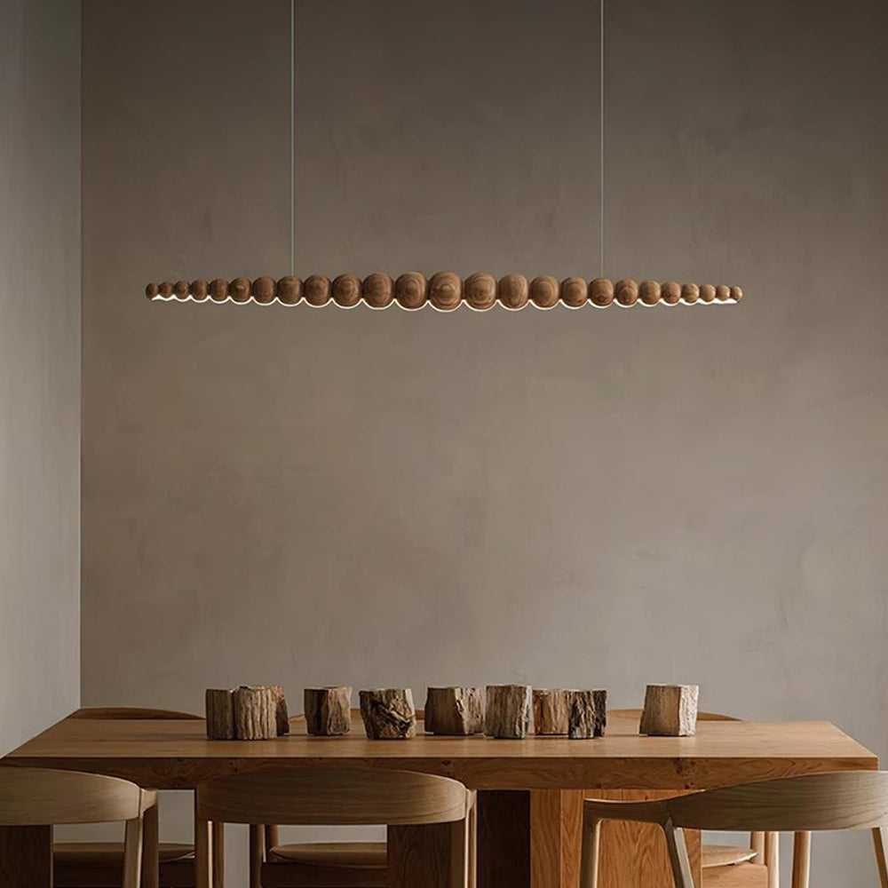 Woodline Orb Pendant Light Fixture