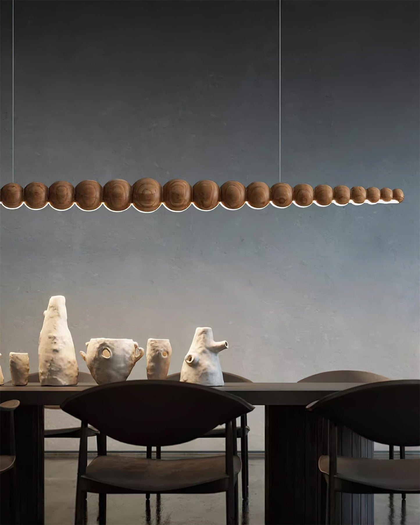 Woodline Orb Pendant Light Fixture