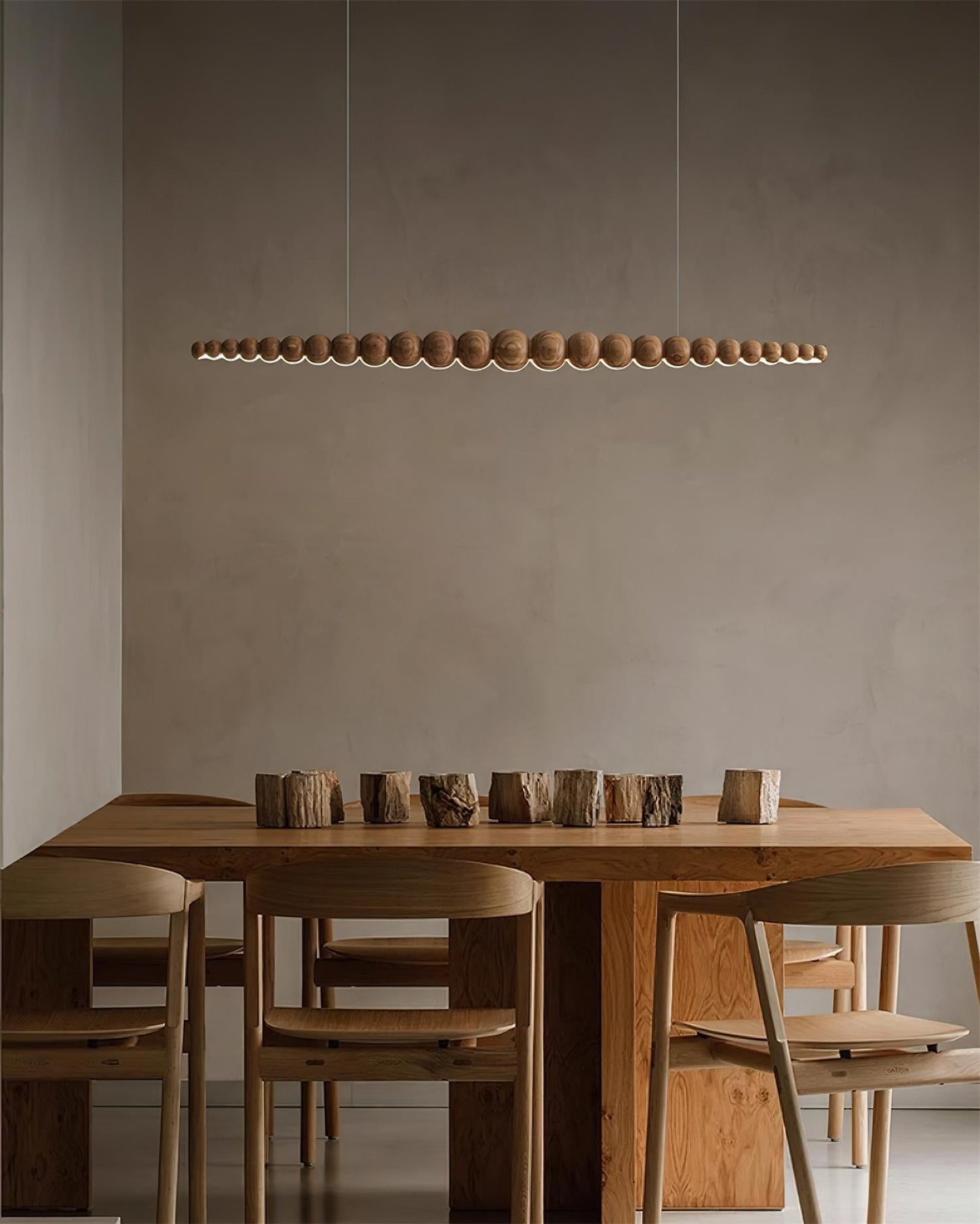 Woodline Orb Pendant Light Fixture