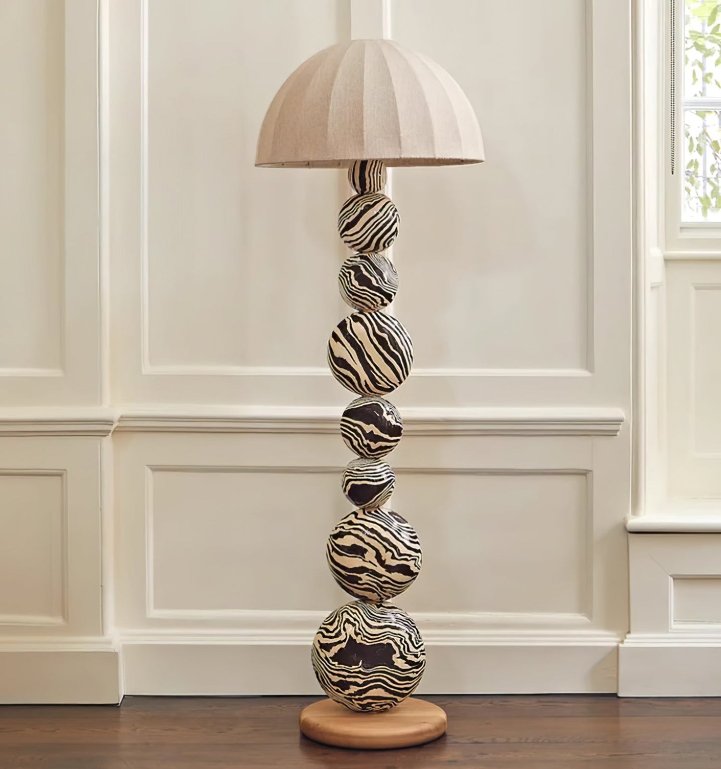 Zebra Floor Lamp
