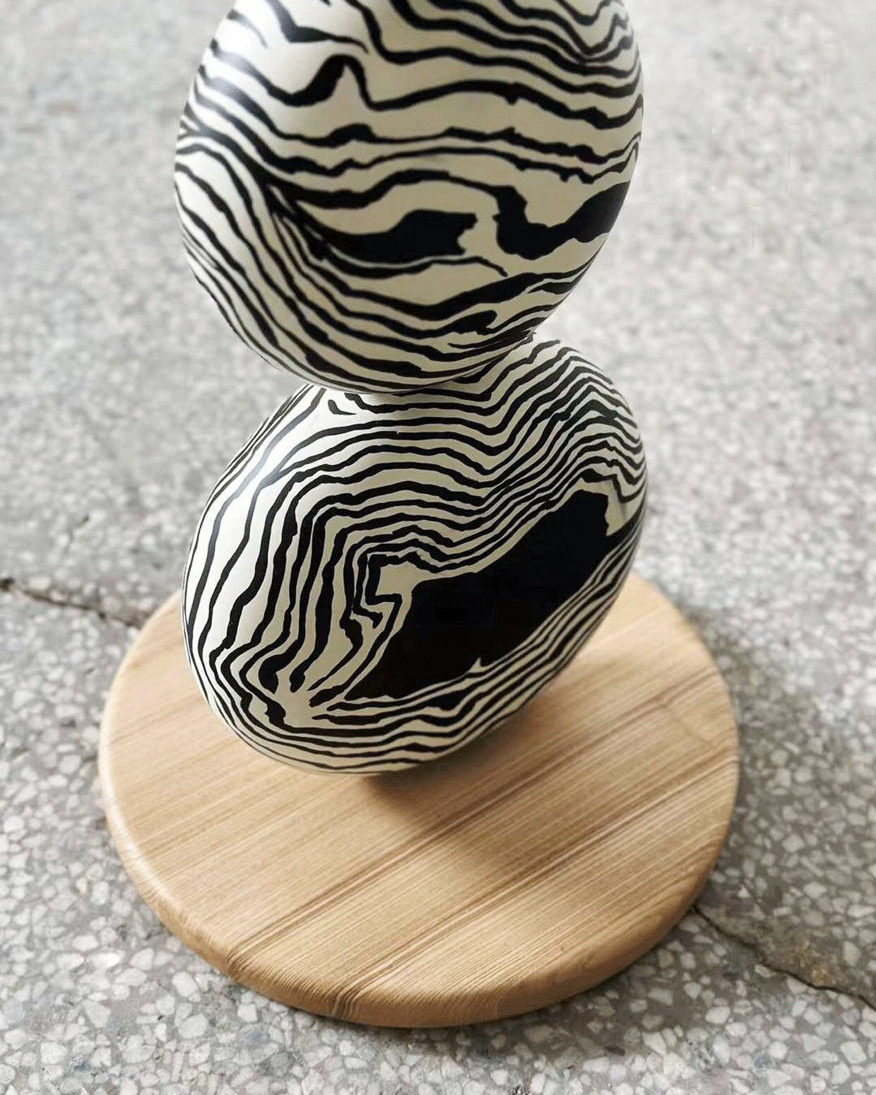 Zebra Floor Lamp
