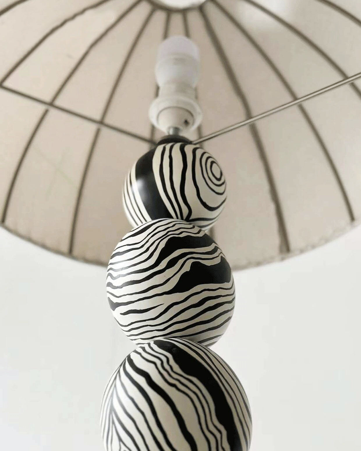 Zebra Floor Lamp