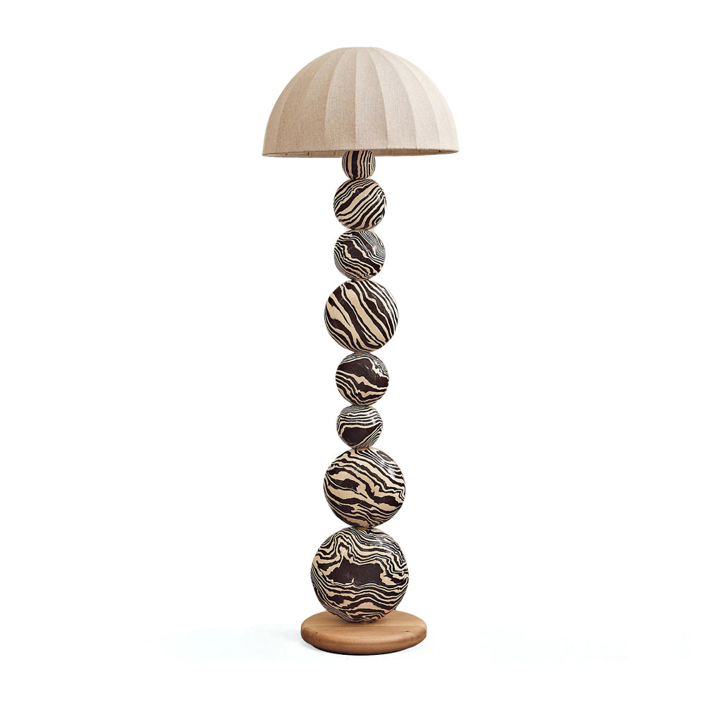 Zebra Floor Lamp