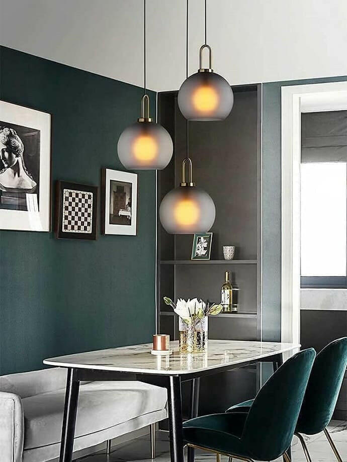 Zen Nordic Glass Chandelier Lamp