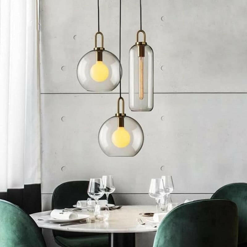 Zen Nordic Glass Chandelier Lamp