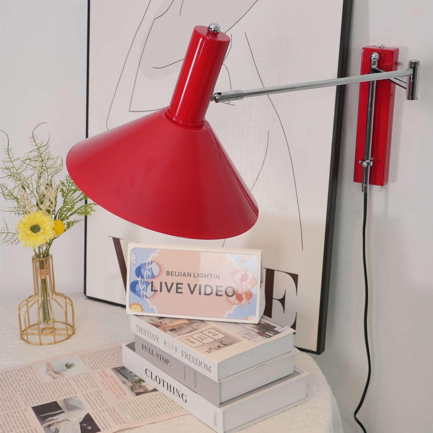 Anvia Plug In Wall Lamp