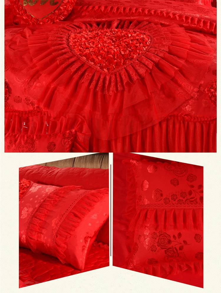 Heart Luxury Egyptian Cotton Duvet Set