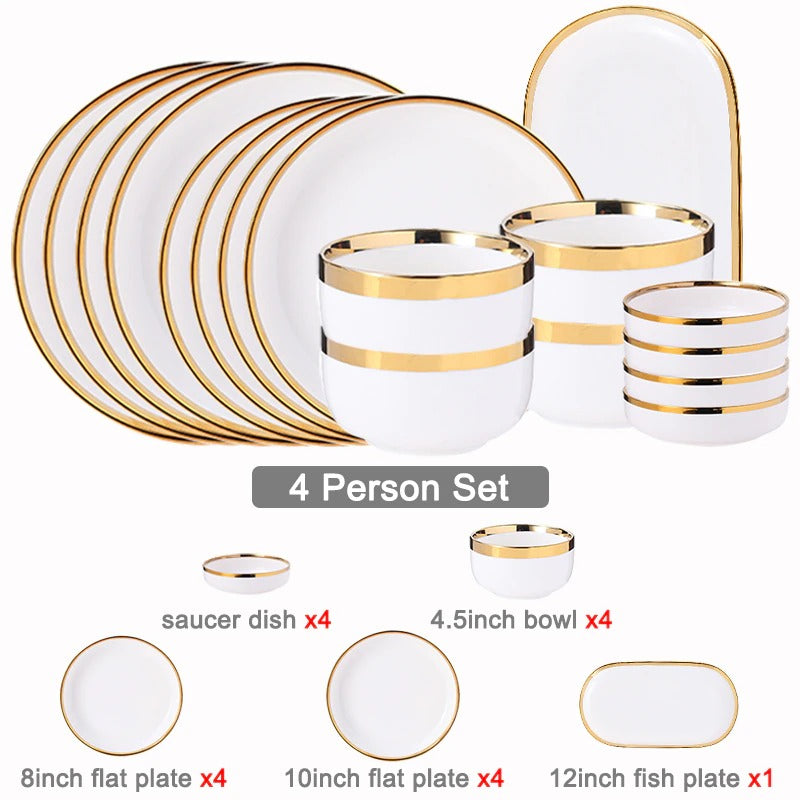 Legacy White Luxury Dinnerware Set