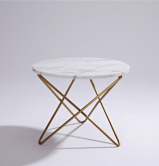 Manon Marble Top Side Table