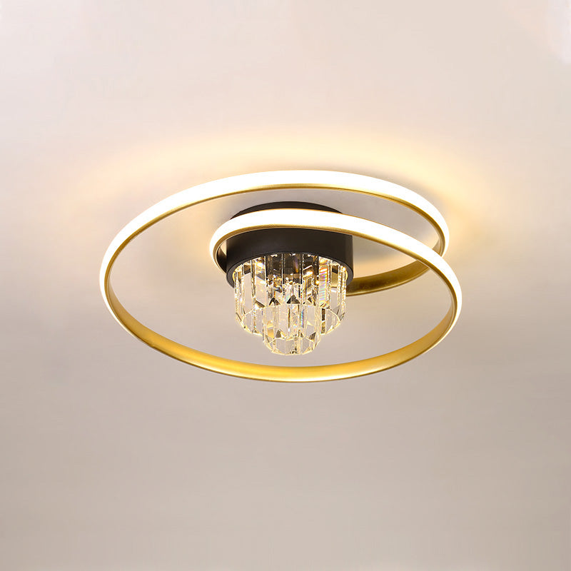 WOMO Swirl Led Crystal Ceiling Light-WM1068