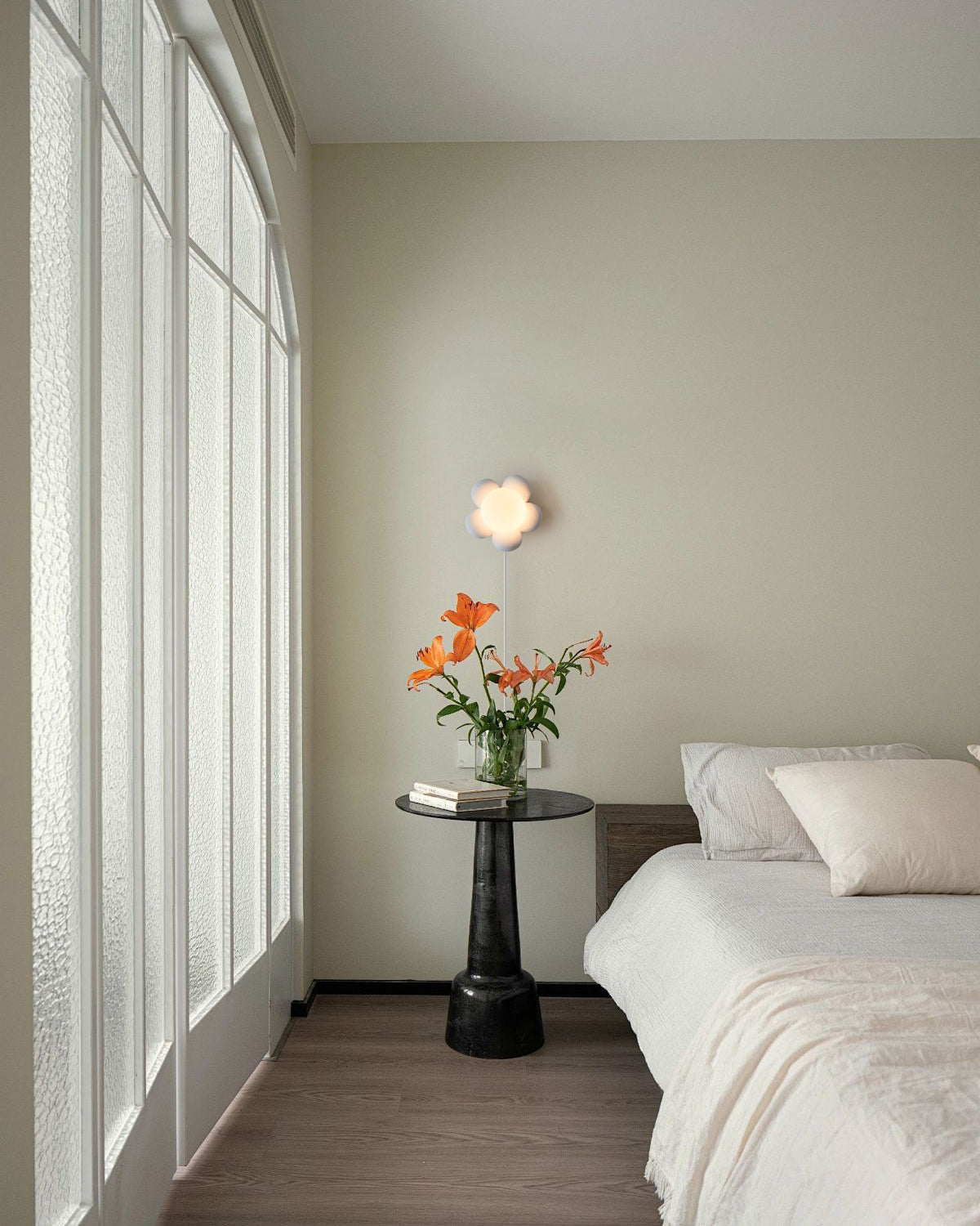 Bloom Flower Plug In Wall Lamp