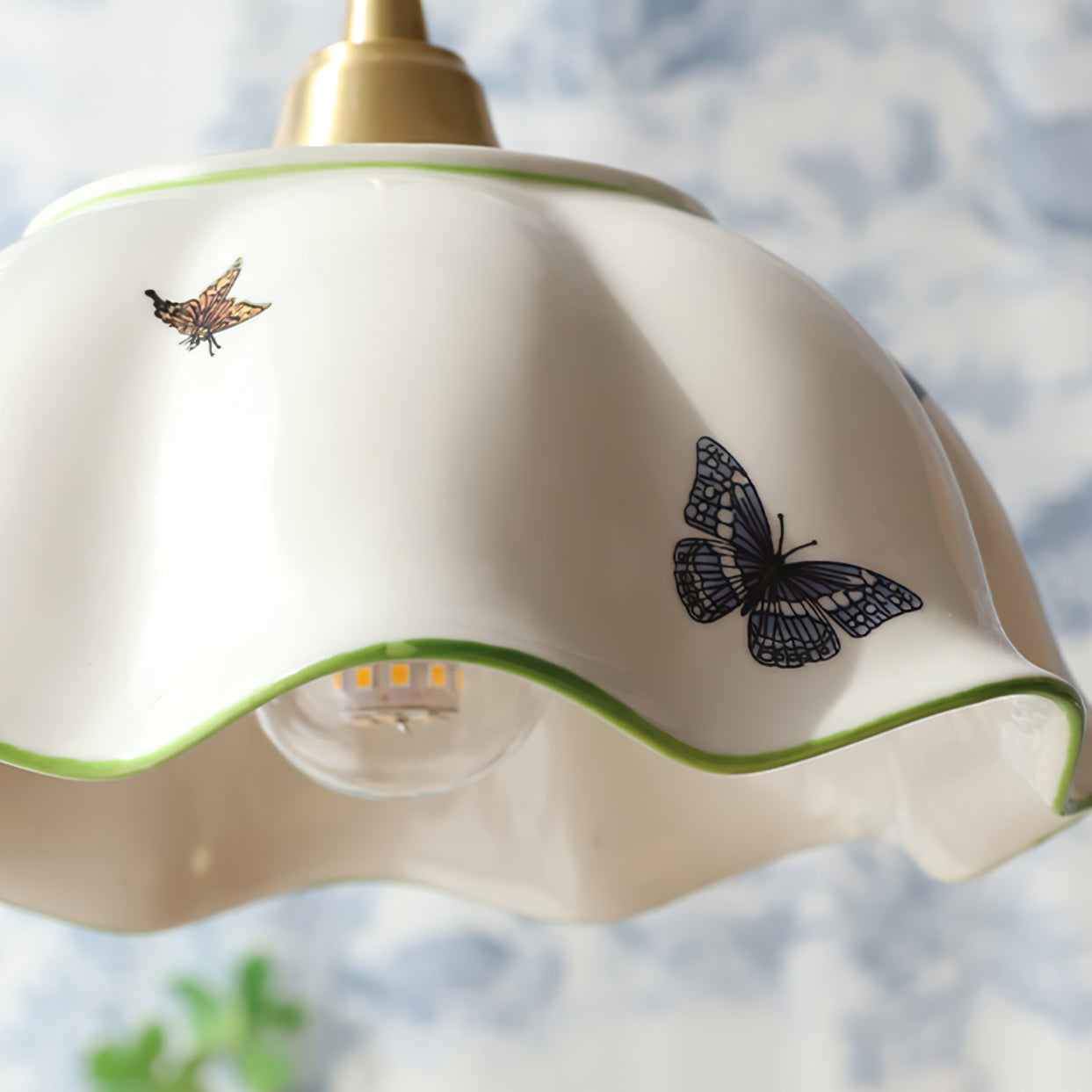 Butterfly Ceramic Pendant Lamp