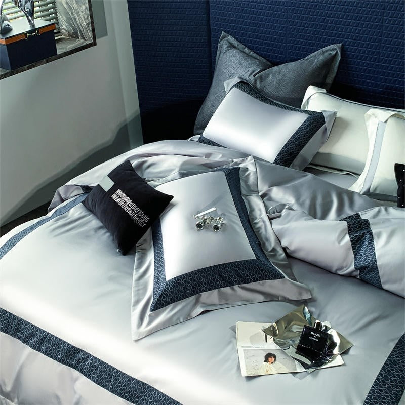 Sablier Silver Luxury Bedding Set