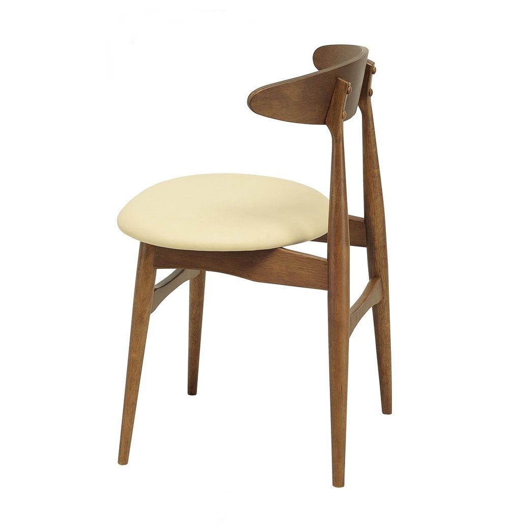 Telyn - Cocoa & Cream Dining Chair - Nordic Side - 06-10, feed-cl0-over-80-dollars, feed-cl1-furniture, gfurn, hide-if-international, modern-furniture, us-ship