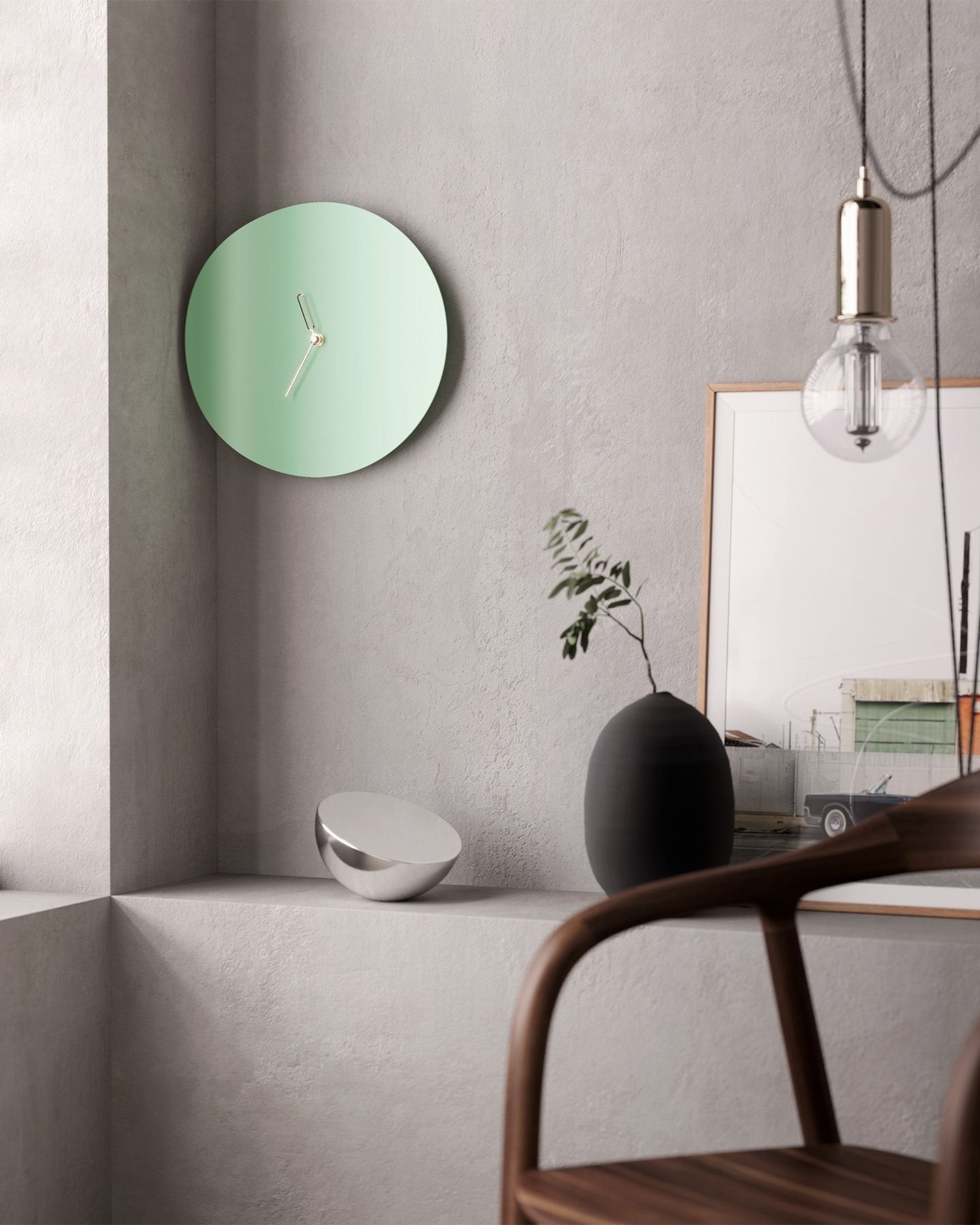 CURVO Wall Clock