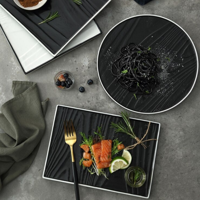 Klastiva‚Ñ¢ Classic Premium Flat Steak Plate - Nordic Side - 