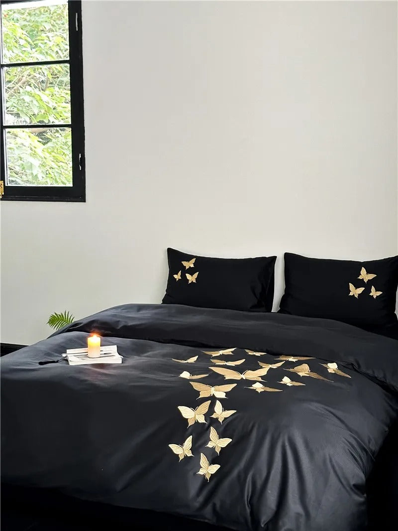 Papillon Egyptian Cotton Bedding Set