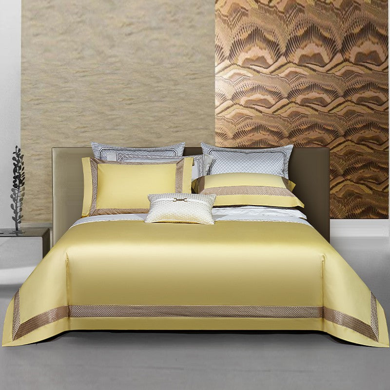 Sinatra Ecru Egyptian Cotton Bedding Set