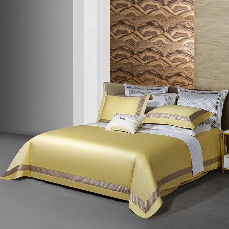Sinatra Ecru Egyptian Cotton Bedding Set