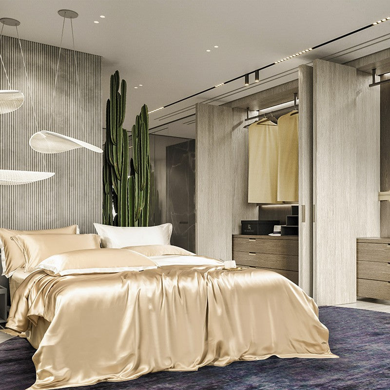 Zenith Gold Luxury Silk Bedding Set