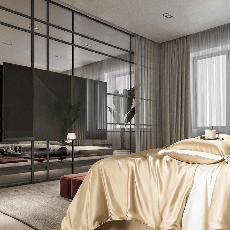 Zenith Gold Luxury Silk Bedding Set