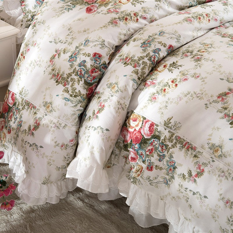 Josephine Ruffled Cotton Bedding Set