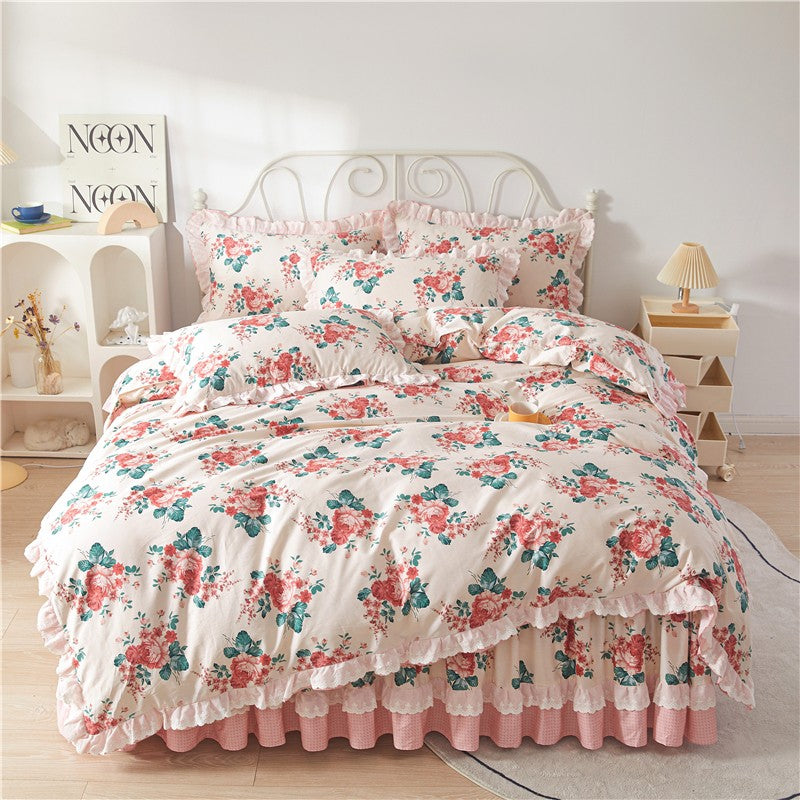 Lilou Ruffled Cotton Bedding Set