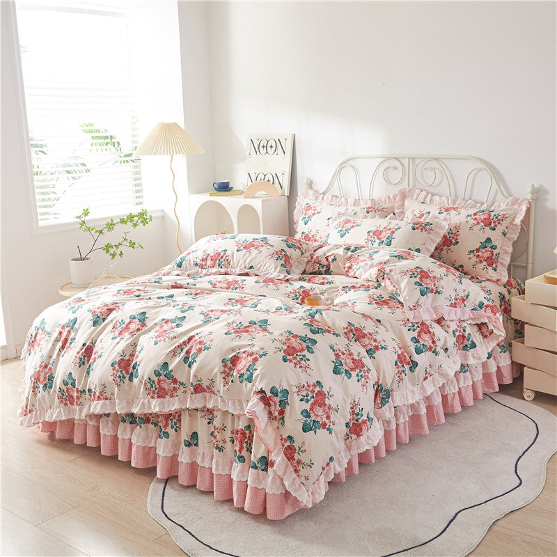 Lilou Ruffled Cotton Bedding Set