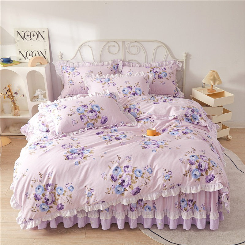 Rafaella Ruffled Cotton Bedding Set
