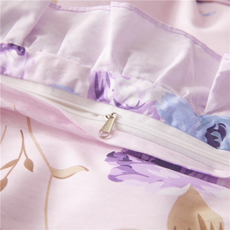 Rafaella Ruffled Cotton Bedding Set