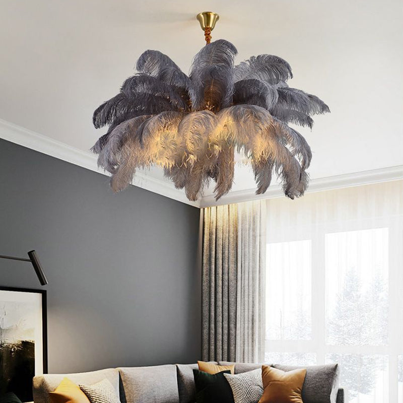 Palmera Luxury Feather Pendant Light