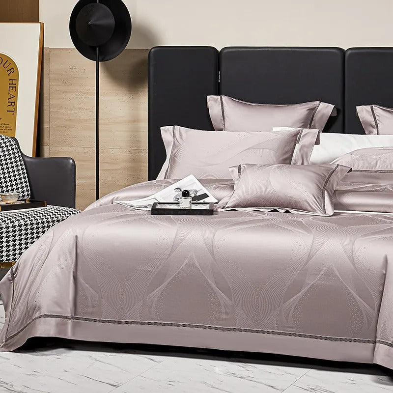 Seraphine Egyptian Cotton Jacquard Bedding Set