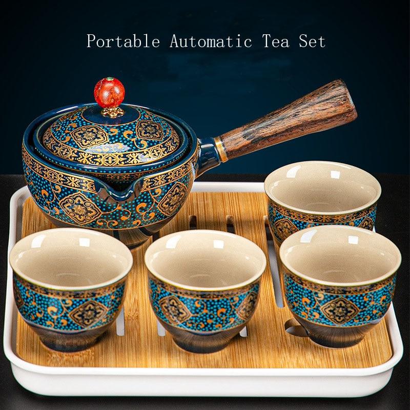 Gongfu Traditional Ceramic Teapot Set