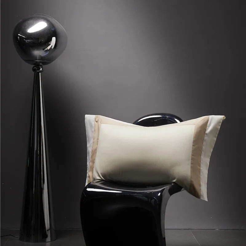 Luxor Beige Stripe Egyptian Cotton Bedding Set